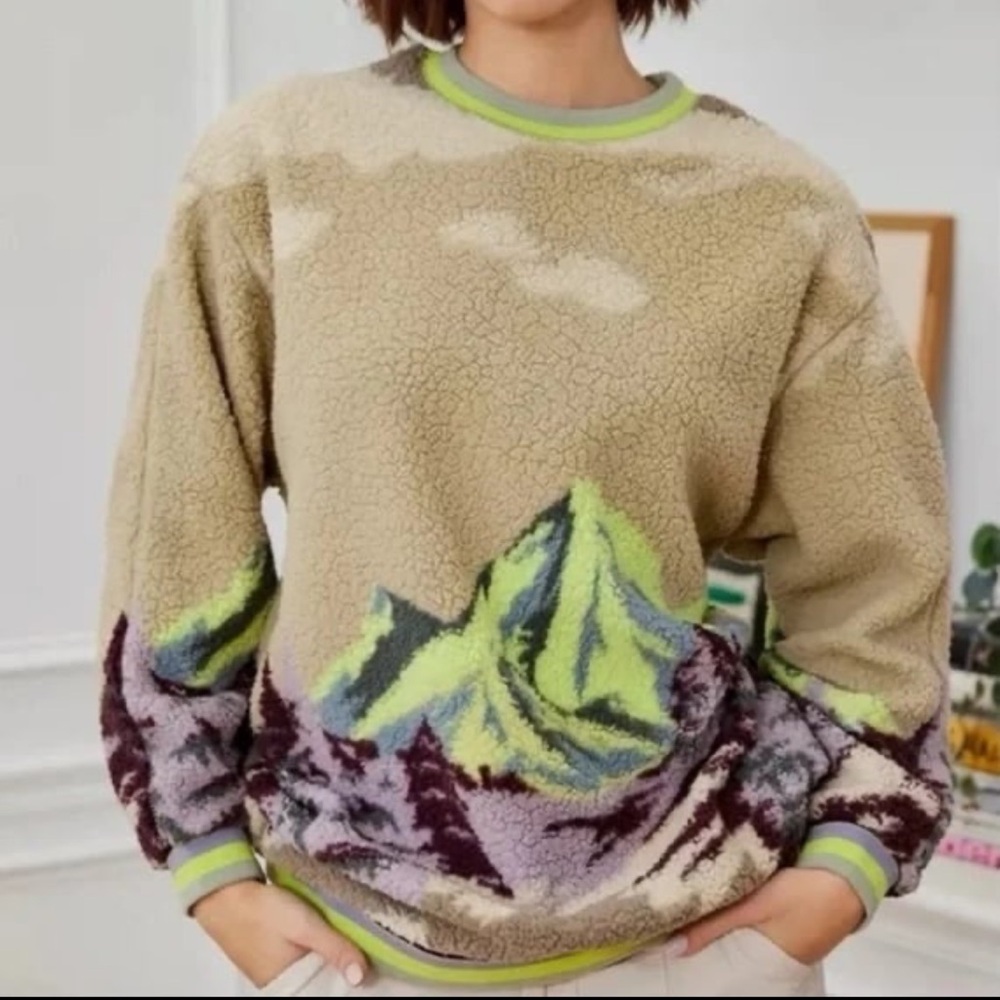 Out From Under Sherpa Pullover Sweatshirt